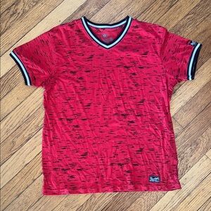 Y2K red and black graffiti Brooklyn’s Best tshirt